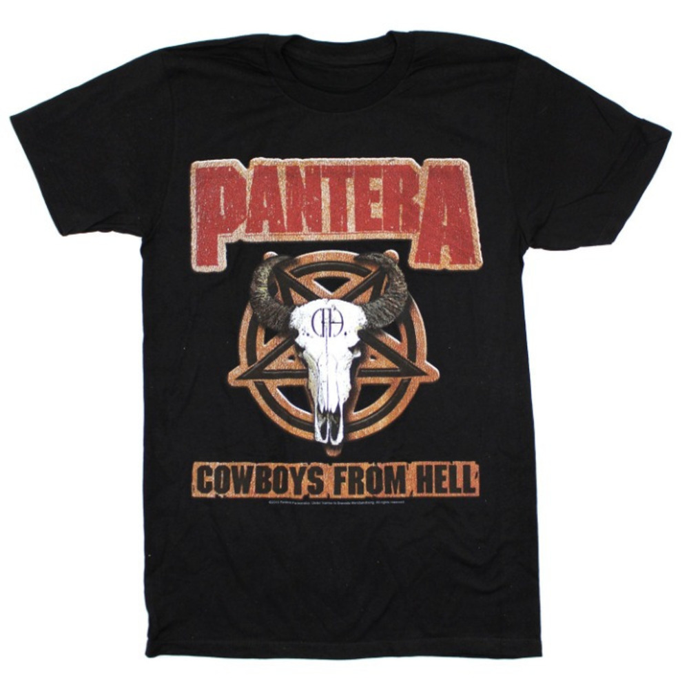 Leather Patch Tee Tshirt Pantera Graphics Unisex Tee